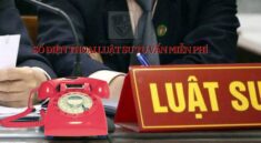 Số điện thoại Luật sư tư vấn miễn phí 0931781100