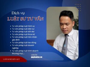 Dịch vụ luật sư tư vấn pháp luật